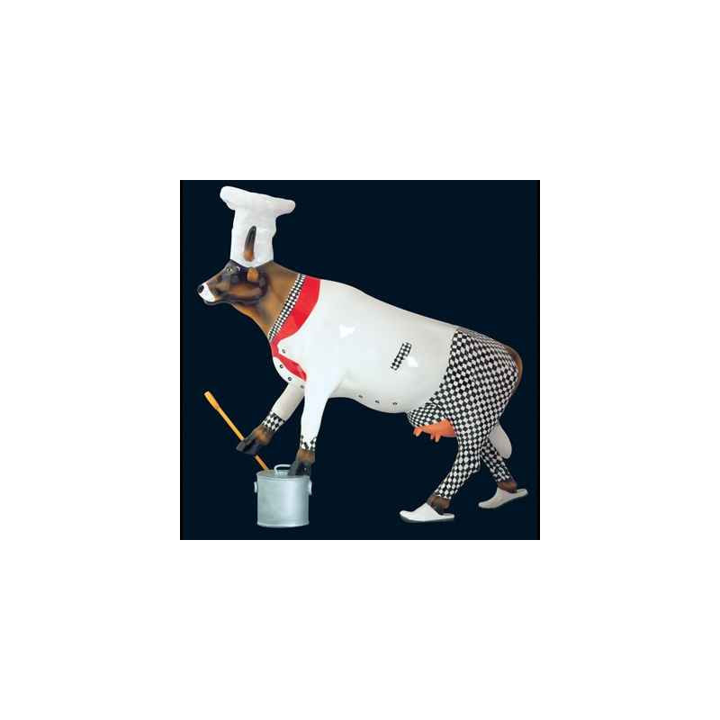Figurine Statuette Vache Schwabenitzky the Chef Art in the City - 80604