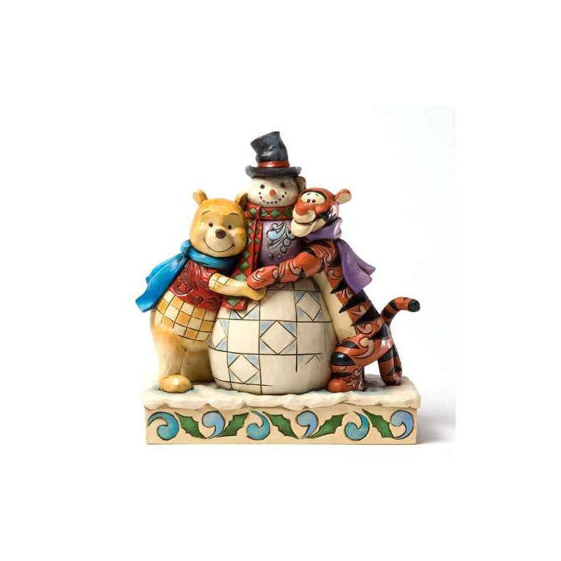 Winter hugs winnie the pooh & tigger Figurines Disney Collection -4033265