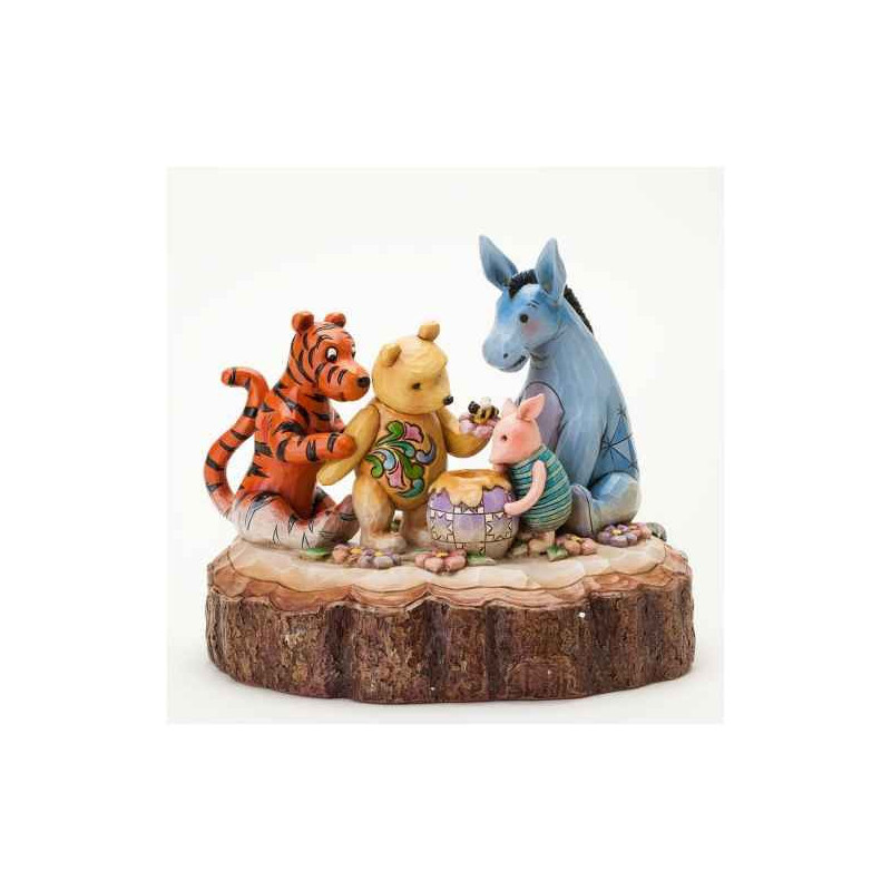 You, me & a hunny bee carved by heart classic pooh n Figurines Disney Collection -4037502