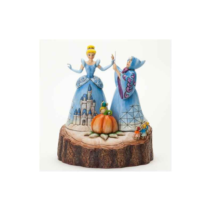 Magical transformation carved by heart cinderella n Figurines Disney Collection -4037503