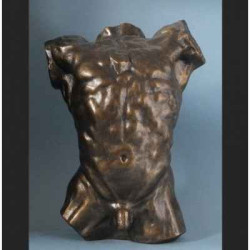 Figurine d'après l'oeuvre Le torse par Rodin RO28