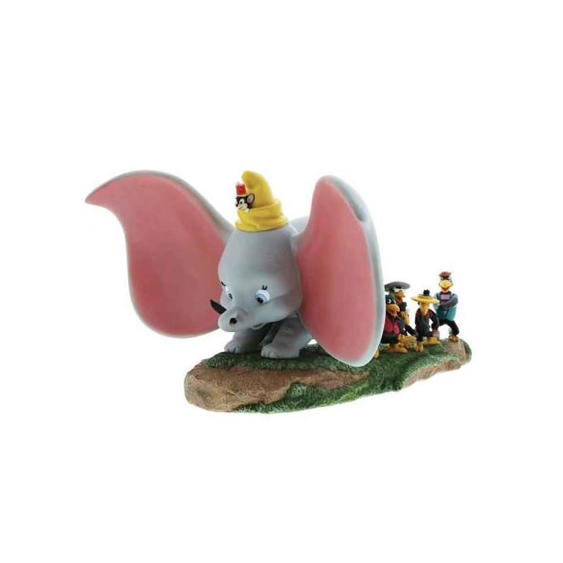 Figurine take flight -dumbo, timothy,jim crow and brothers collection disney enchanté -A28729