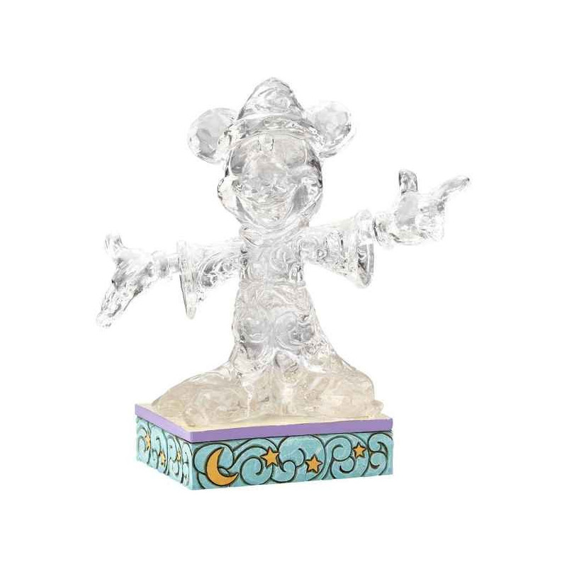 Figurine clear sorcerer mickey mouse collection disney trad -4059926