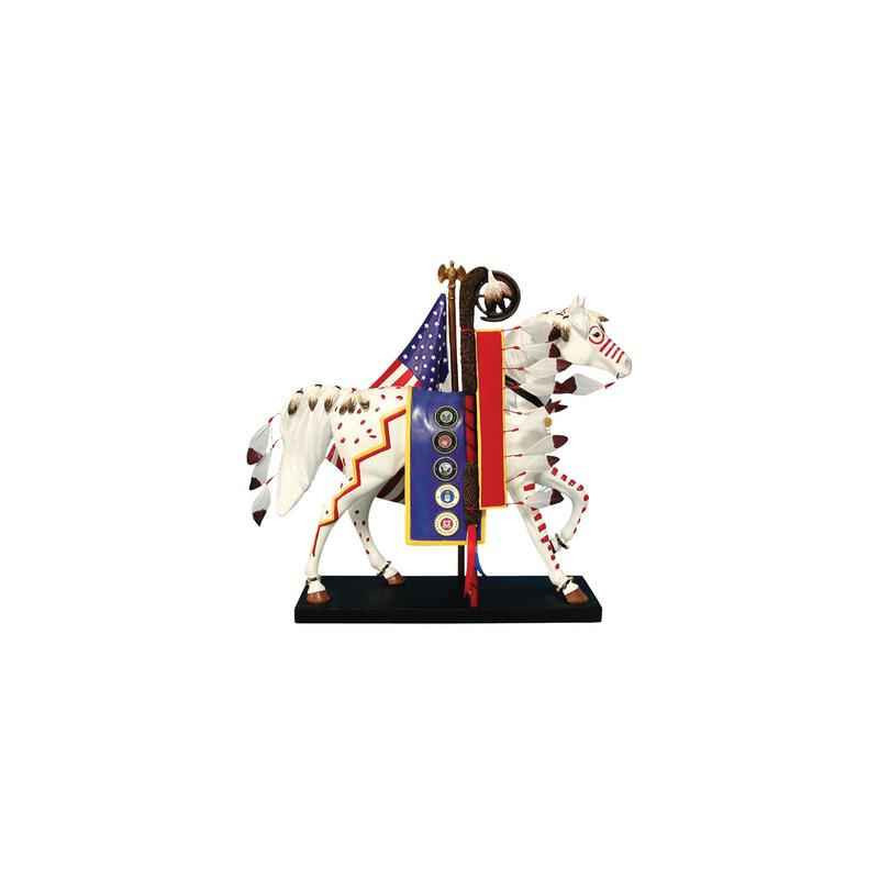 Figurine Cheval Trail of Honor Painted Ponies  -PO12267