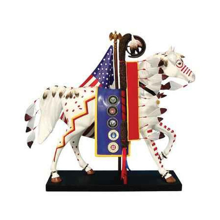 Figurine Cheval Trail of Honor Painted Ponies  -PO12267