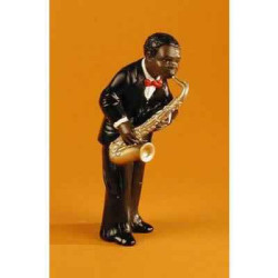 Décoration Statue résine Figurine Jazz  Le 1er saxophoniste - 3165