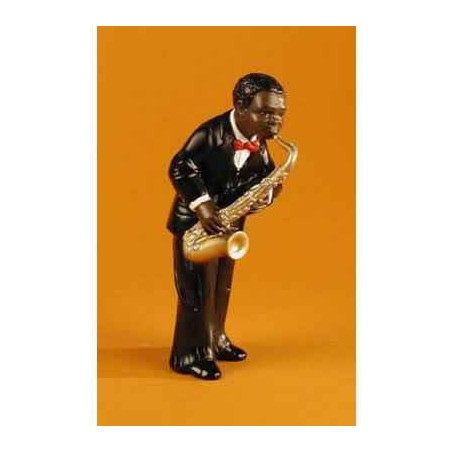 Décoration Statue résine Figurine Jazz  Le 1er saxophoniste - 3165