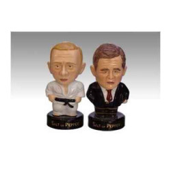 Figurine Saleron homme politique Bush et Putin  - SP01