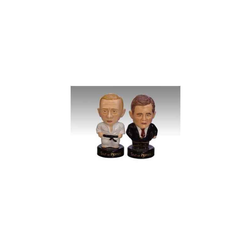 Figurine Saleron homme politique Bush et Putin  - SP01