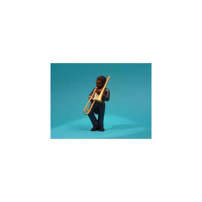 Décoration Statue résine Figurine Jazz  Le trombonne - 3308