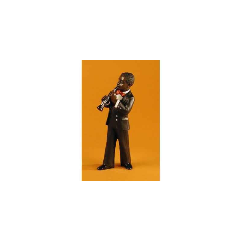 Décoration Statue résine Figurine Jazz  La clarinette - 3167