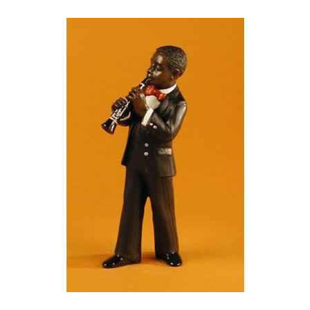 Décoration Statue résine Figurine Jazz  La clarinette - 3167