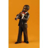 Décoration Statue résine Figurine Jazz  La clarinette - 3167