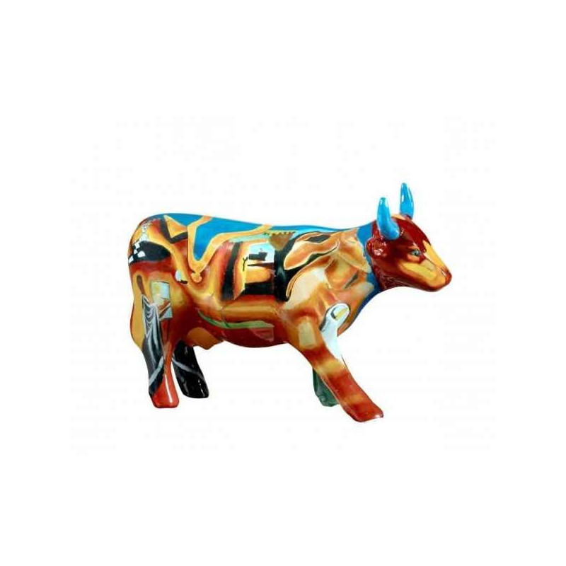 Animaux de la ferme Vache cowlvador dali CowParade céramique taille M