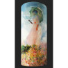 Vase silhouettes d'art, d'après l'oeuvre Femme à l'ombrelle de Monet SDA38