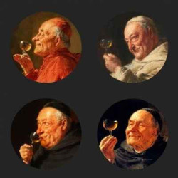 Lot de 4 sous -verres motif oeuvres de Grutzner CS06GRU