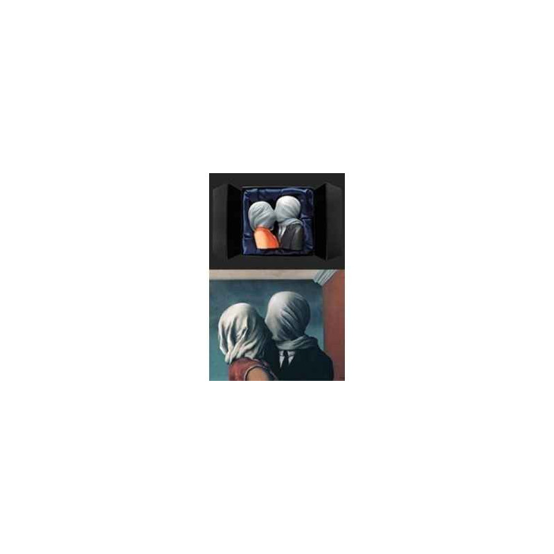 Figurine miniature en coffret Les Amants par Magritte PA21MAG