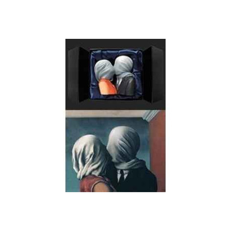 Figurine miniature en coffret Les Amants par Magritte PA21MAG