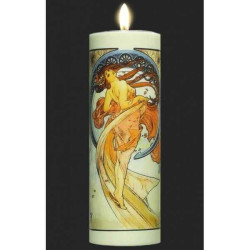 Bougie 14,5cm mucha the arts dance and music Parastone -TC08MU