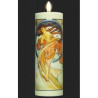 Bougie 14,5cm mucha the arts dance and music Parastone -TC08MU
