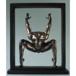 Dy talk man jumping framed Parastone -WU75810