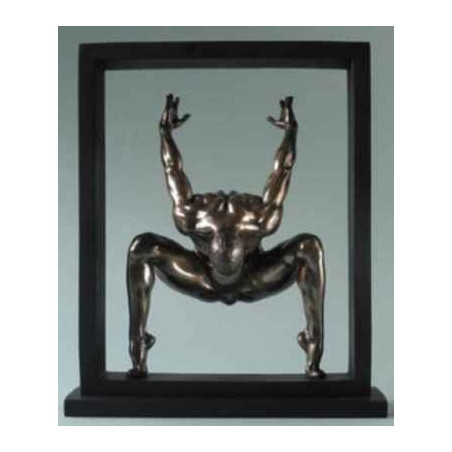 Dy talk man jumping framed Parastone -WU75810