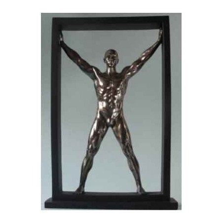 Dy talk man stretching framed Parastone -WU75781