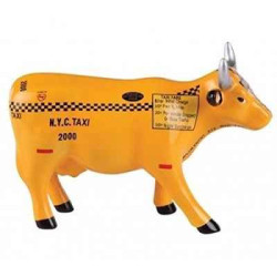 Animaux de la ferme Vache taxi cow CowParade céramique taille M