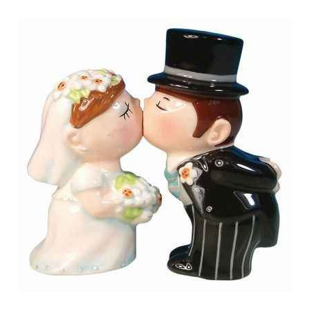 Figurine mariés Sel et Poivre  -MW93413