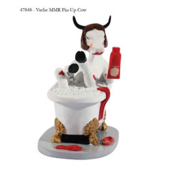 Animaux de la ferme Vache pinup cow résine mm CowParade résine taille M