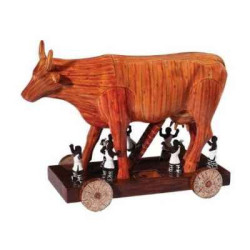 Animaux de la ferme Vache vaca de troia CowParade Taille L