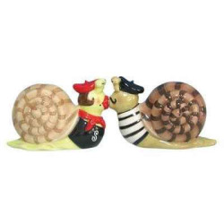Figurine escargots français Sel et Poivre  -MW93441