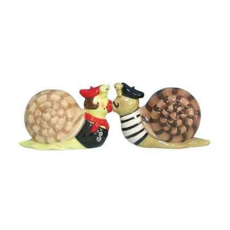 Figurine escargots français Sel et Poivre  -MW93441
