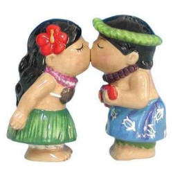 Figurine hawaiens Sel et Poivre  -MW93442