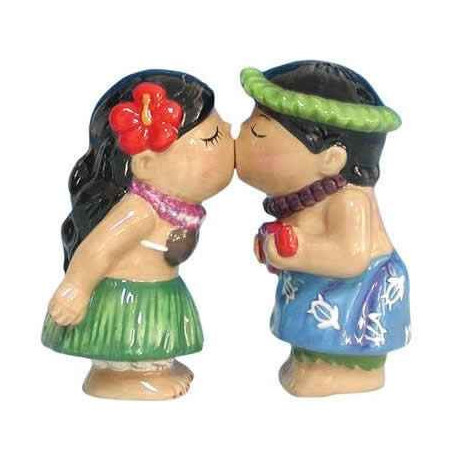 Figurine hawaiens Sel et Poivre  -MW93442