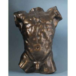 Statuette reproduction Le Torse, figurine d'après l'oeuvre de Rodin RO27