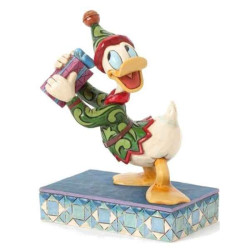 Santa's curious helper donald elf Figurines Disney Collection -4039035