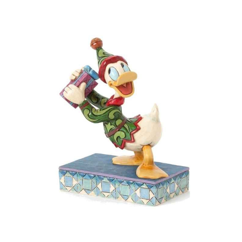 Santa's curious helper donald elf Figurines Disney Collection -4039035