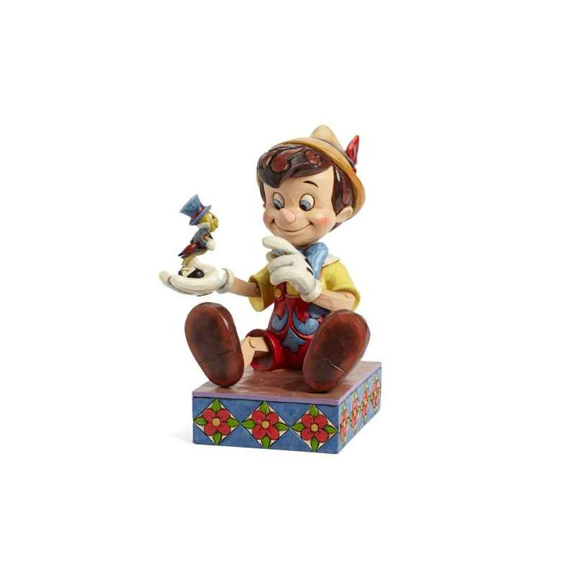 Figurine pinocchio and jiminy cricket f collection disney trad -4043647