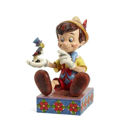 Figurine pinocchio and jiminy cricket f collection disney trad -4043647