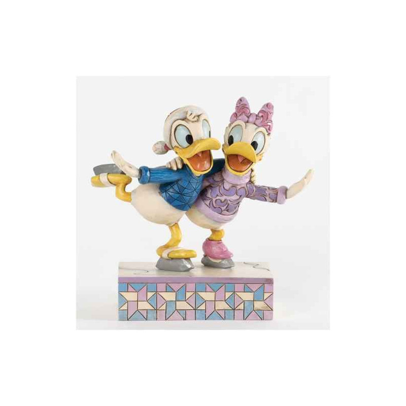 Pairs skating (donald & daisy) Figurines Disney Collection -4033269