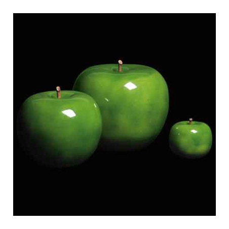 Pomme verte brillant glacé Bull Stein - diam. 29 cm outdoor