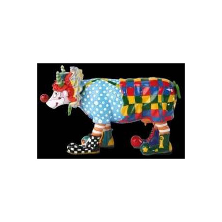 Figurine vache charlie, the clown 15cm art in the city 80825
