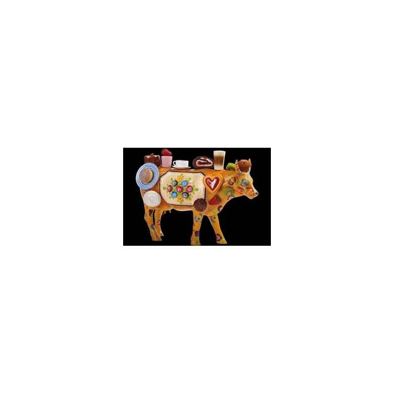 Animaux de la ferme Figurine Vache 50cm enjoy the good things in life Art in the City 84256