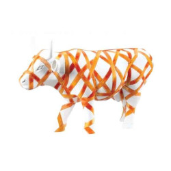 Animaux de la ferme Vache vaca con cinta CowParade résine taille M