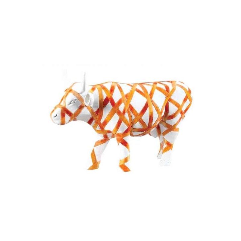 Animaux de la ferme Vache vaca con cinta CowParade résine taille M