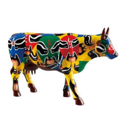 Animaux de la ferme Vache chinese opéra cow CowParade Taille L