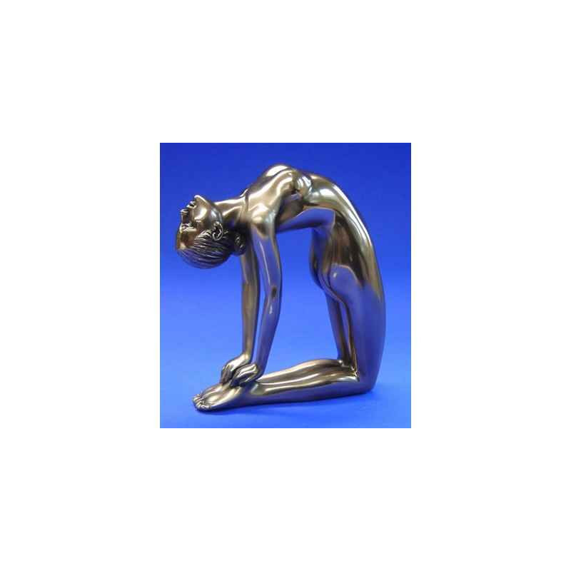 Figurine Femme bronze Body Talk  - Camel pose  - WU72379