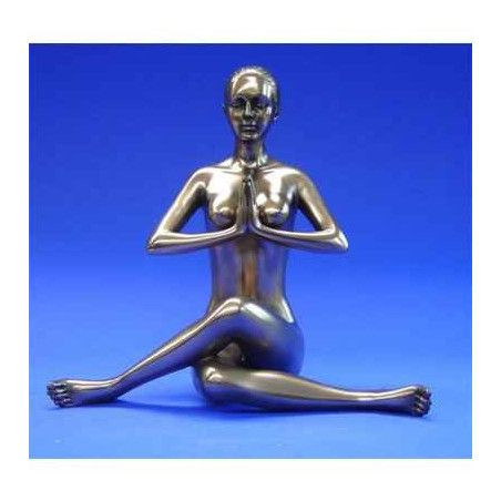 Figurine Body Talk  - Femme bronze Salutation seal  - WU72380
