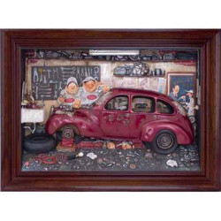 Figurine Forchino  - Décoration murale Le garage  - FO85701
